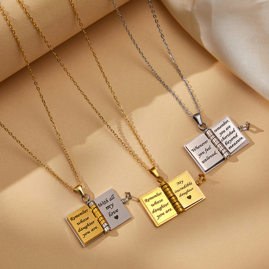 My Little Star Book Necklace