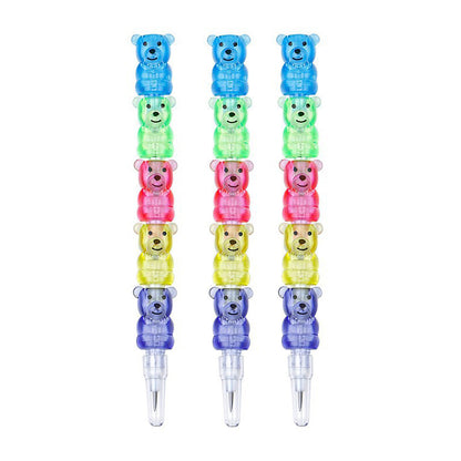 Cartoon Bear Block Pencil – Fun & Creative Design