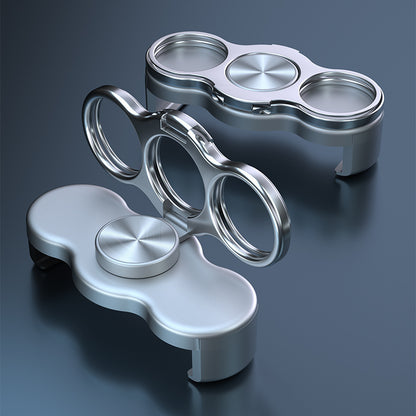 📱Dual-Ring Finger Holder – 360° Swivel & Fold, Strong Clip for Phones