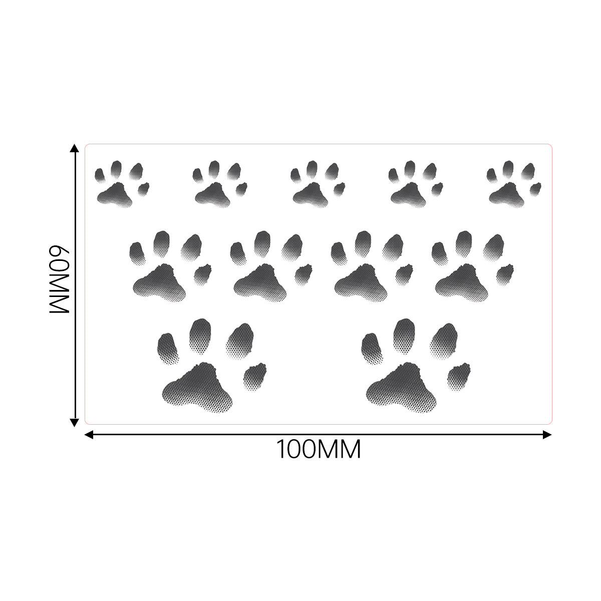 🐱🐾 [5 PCS]Temperature-Color-Changing Cat Paw Tattoo – Body Heat Color Change | Waterproof & Sweat-Resistant | Cute & Fun