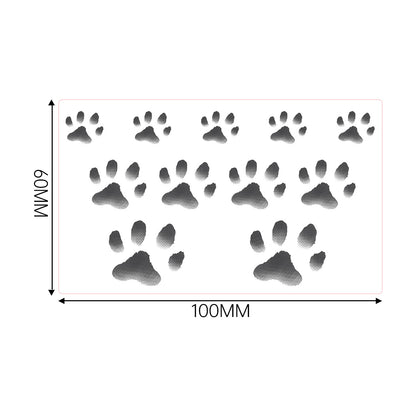 🐱🐾 [5 PCS]Temperature-Color-Changing Cat Paw Tattoo – Body Heat Color Change | Waterproof & Sweat-Resistant | Cute & Fun