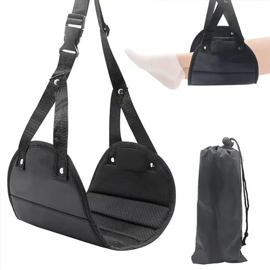 Airplane Foot Hammock Adjustable Travel Harness