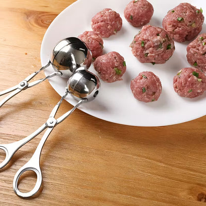 Non-Stick Meatball Maker, Stainless Steel Meatball Scoop With Long Handle
