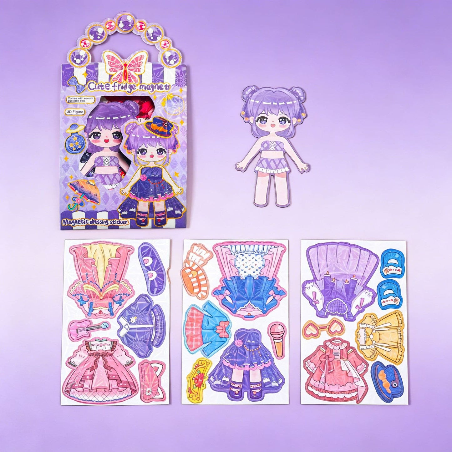 Magnetic Dress-Up Dolls – Reusable & Educational 👗🎨