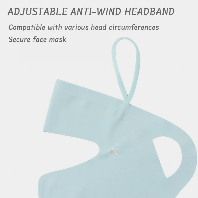 Full-face Sun Protection Mask With UV Protection,  Made Of Ice Silk Material