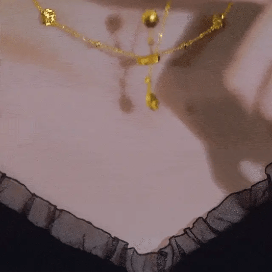 Women's Gold-Plated Tassel Necklace