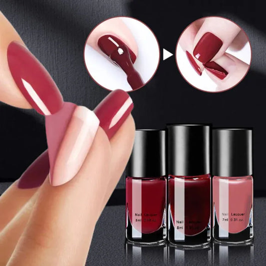 Quick-drying, no-bake, long-lasting, peelable nail polish for manicure