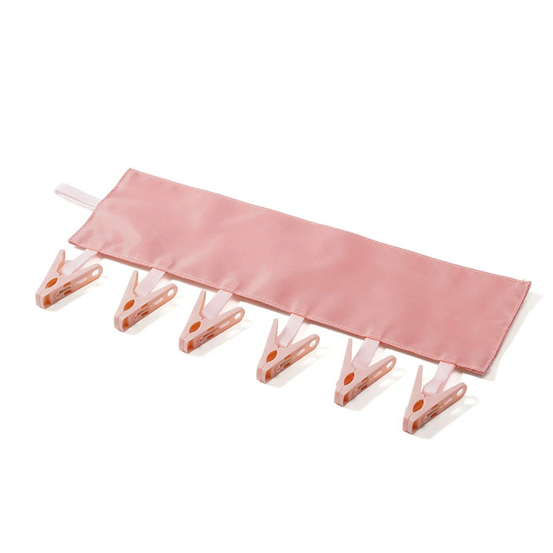 Portable Foldable Velcro Clothes Hanger – Fabric Storage Rack