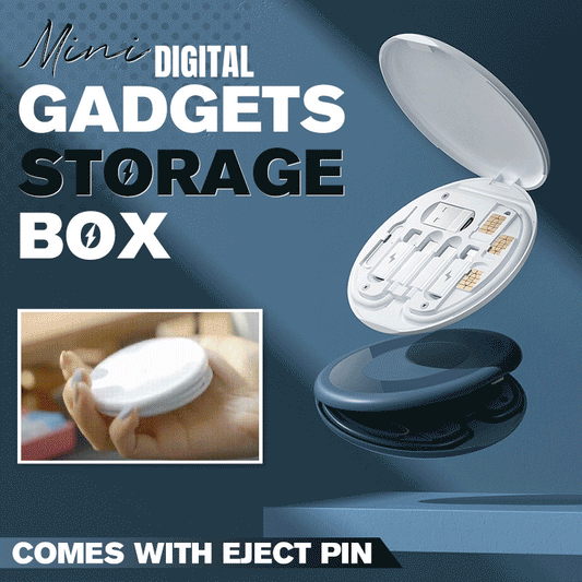 5-in-1 Portable Cable Adapter Storage Box Set