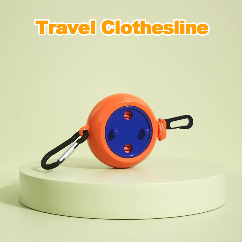 Portable Retractable Clothesline Travel Camping Home Use