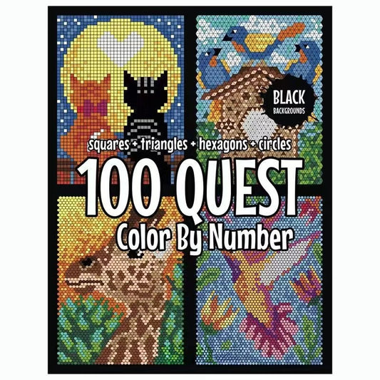 100 QUEST Color by Numbers Book