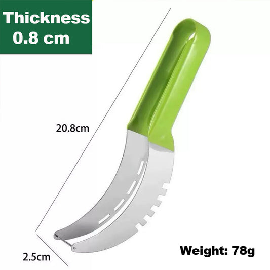 Heavy Duty Stainless Steel Watermelon Slicer Fruit Cutter Kitchen Tool