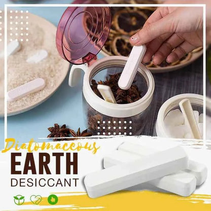 🏡Diatomite Moisture-Proof & Deodorizing Tablet – Absorbs Moisture, Prevents Mold, Freshens Air for Closet, Shoe Rack & Bathroom