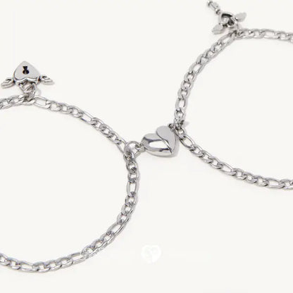 Magnetic Love Chain Bracelet Set