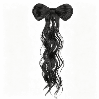 🎀Bow Ponytail Clip – Instant Style for Short or Long Hair