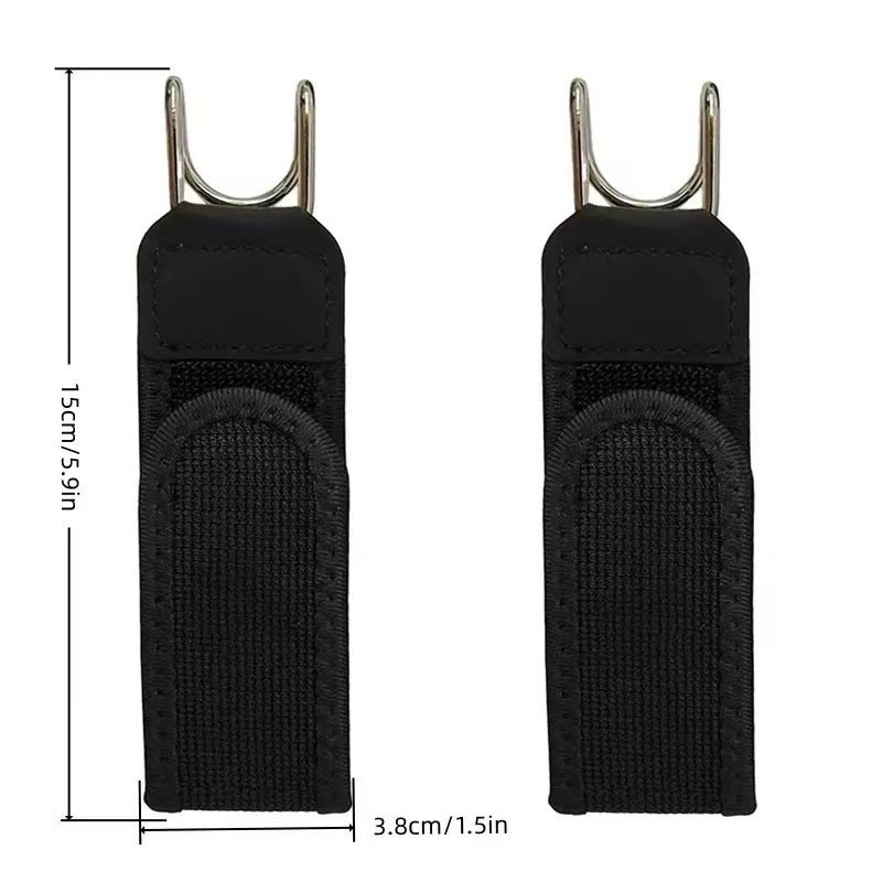 New Buckleless Belt with Hook – Metal Hook & Velcro, Adjustable & Stretchy, Comfortable Everyday Wear, Unisex