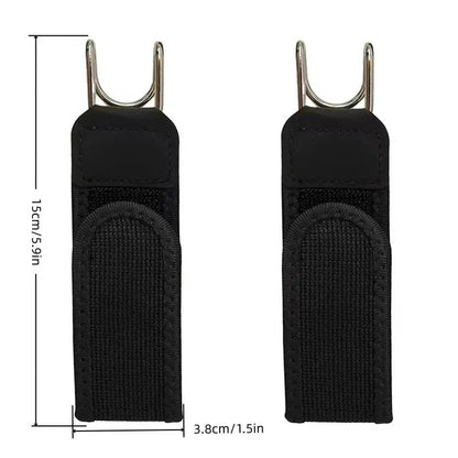 New Buckleless Belt with Hook – Metal Hook & Velcro, Adjustable & Stretchy, Comfortable Everyday Wear, Unisex