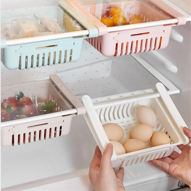 Expandable Fridge Box – Adjustable Width, Neat Storage