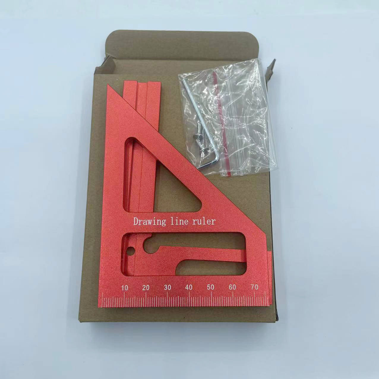 🔧📏Precision Carpenter Square Hole Scribing Ruler