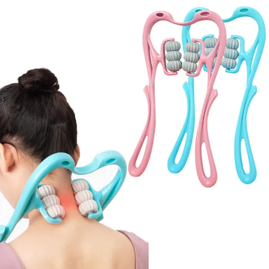 6 Wheel Pressure Point Neck Massager