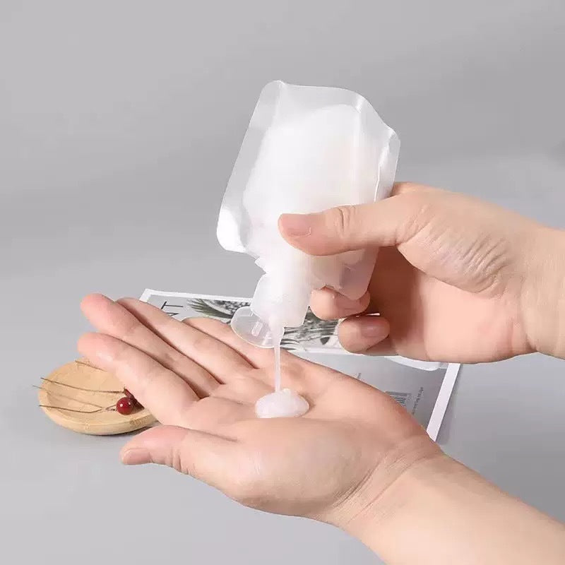 【10 PCS】Portable Travel Fluid Makeup Packing Bag