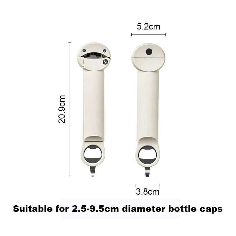 টেলিস্কোপিক ডিজাইনের সাহায্যে বহুমুখী এবং শ্রম-সাশ্রয়ী ক্যান ওপেনার