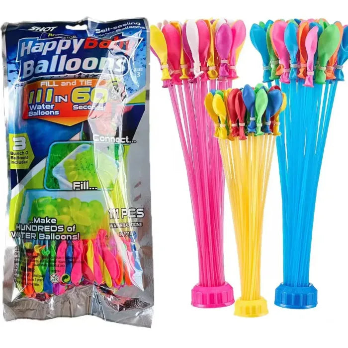 Rapid-Filling Self-Sealing Water Balloons