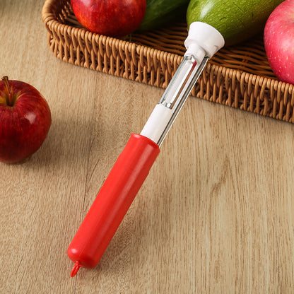 Stainless Steel 2-in-1 Fruit Corer and Peeler