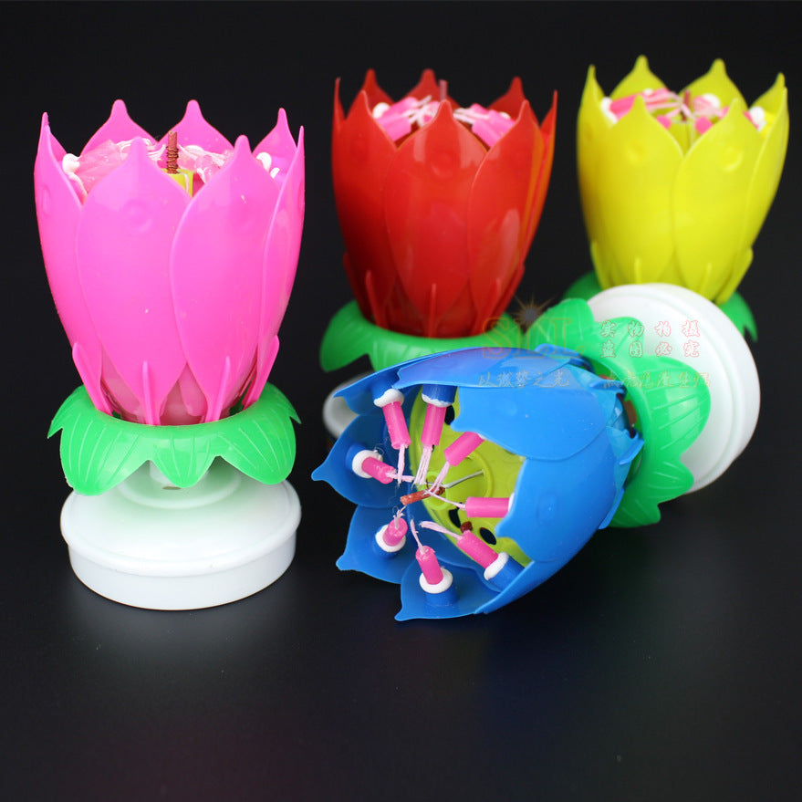 Magic Flower Musical Birthday Candle