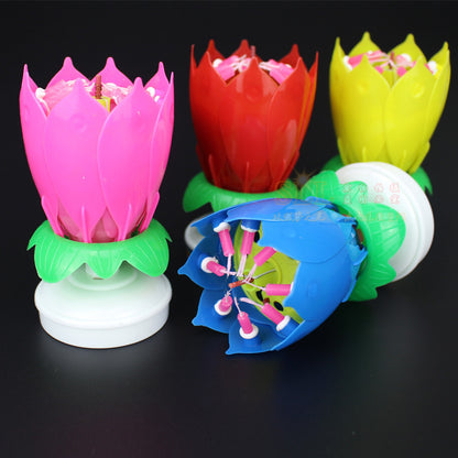 Magic Flower Musical Birthday Candle