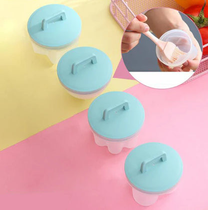 Cute Boiled Egg Mold 4 PCS-Set With Brush