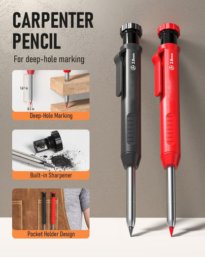 Carpenter Pencil with Sharpener