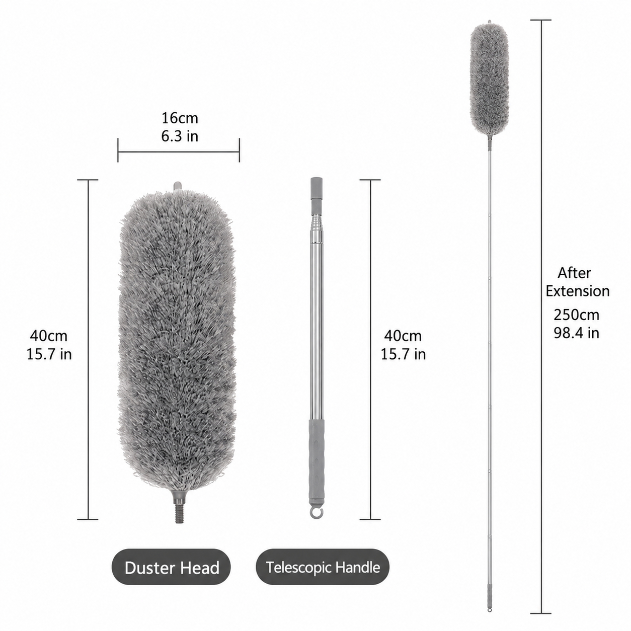 ✨ Extendable Dust Duster – Clean Every Corner Easily!