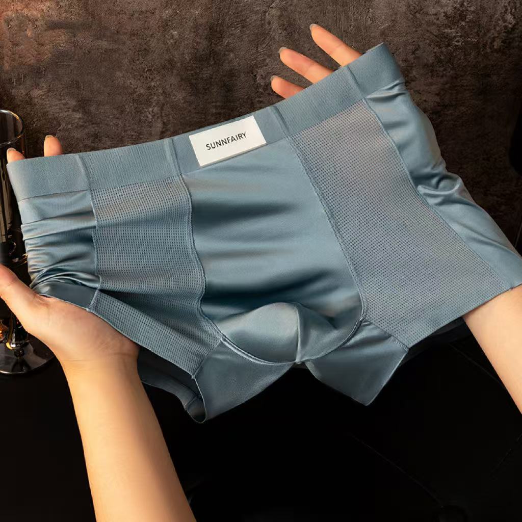 Men's Mesh Satin Briefs