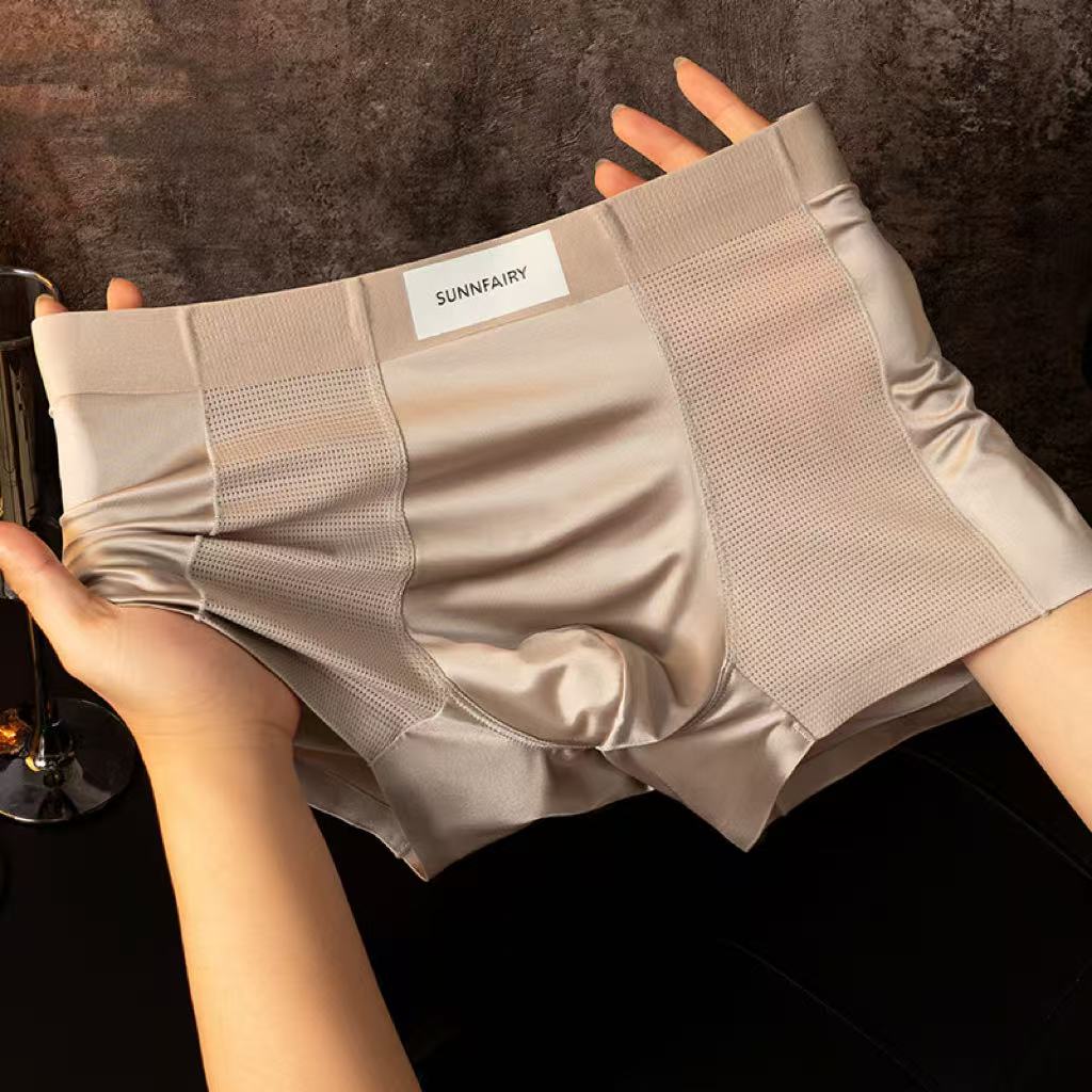 Men's Mesh Satin Briefs
