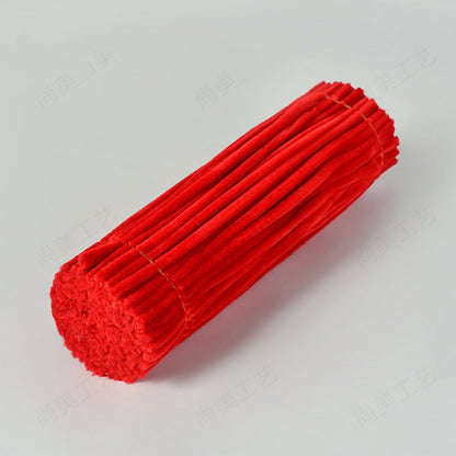 【100 Pcs】DIY handmade twisting stick，Soft plush craft sticks