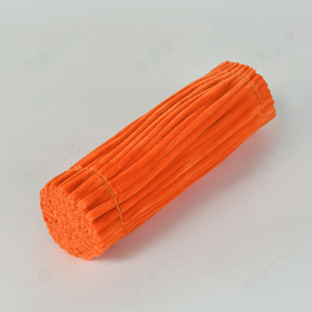 【100 Pcs】DIY handmade twisting stick，Soft plush craft sticks