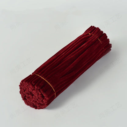 【100 Pcs】DIY handmade twisting stick，Soft plush craft sticks