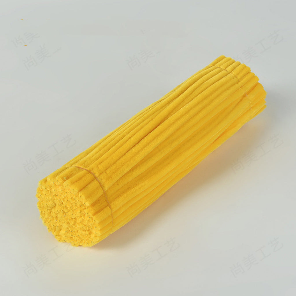 【100 Pcs】DIY handmade twisting stick，Soft plush craft sticks