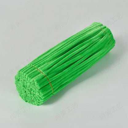 【100 Pcs】DIY handmade twisting stick，Soft plush craft sticks