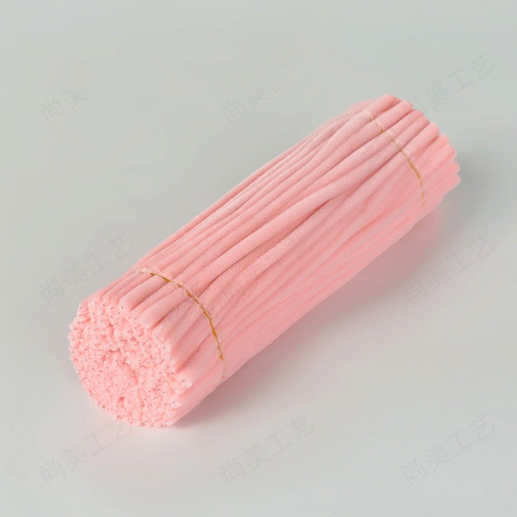 【100 Pcs】DIY handmade twisting stick，Soft plush craft sticks