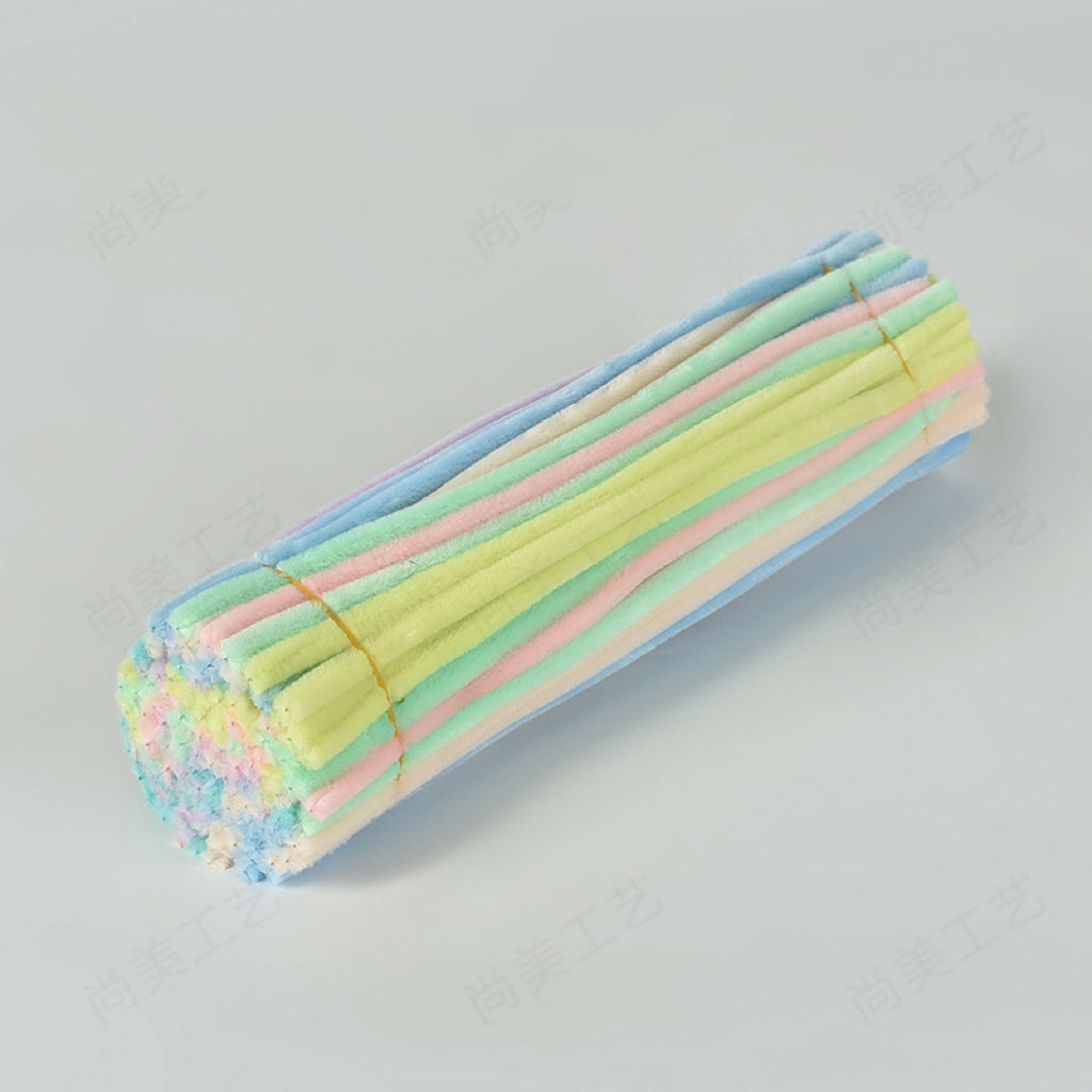 【100 Pcs】DIY handmade twisting stick，Soft plush craft sticks