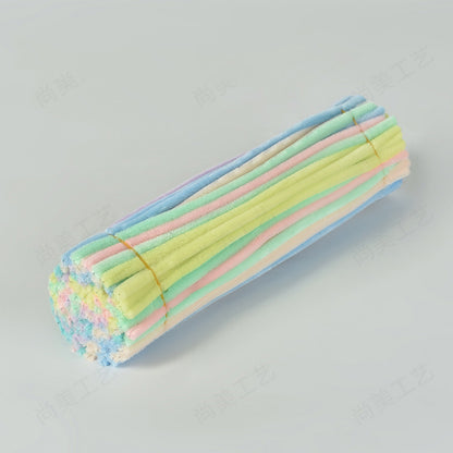 【100 Pcs】DIY handmade twisting stick，Soft plush craft sticks