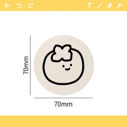 3D Sponge Canvas Round Paper, Color First and Then Drip Water to Create a 3D Artwork