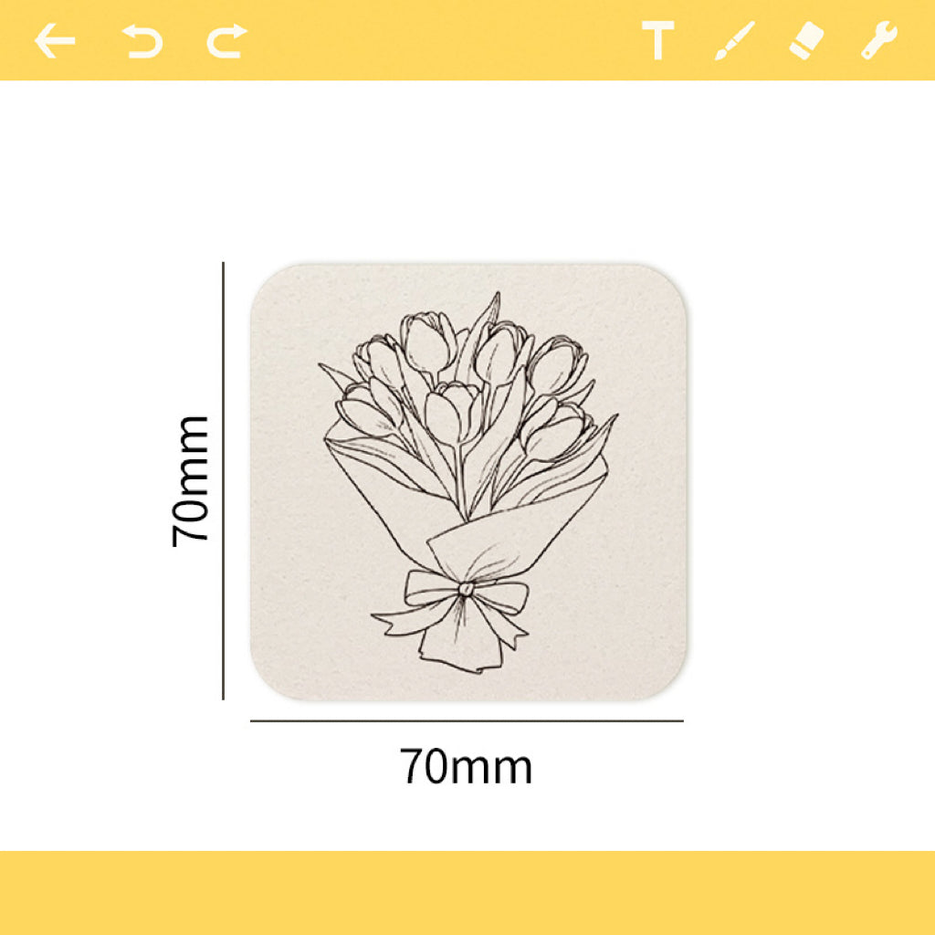 3D Sponge Canvas Round Paper, Color First and Then Drip Water to Create a 3D Artwork