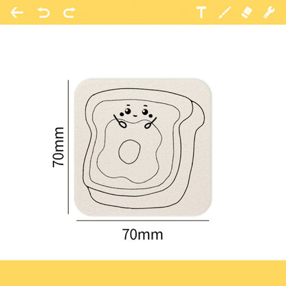 3D Sponge Canvas Round Paper, Color First and Then Drip Water to Create a 3D Artwork
