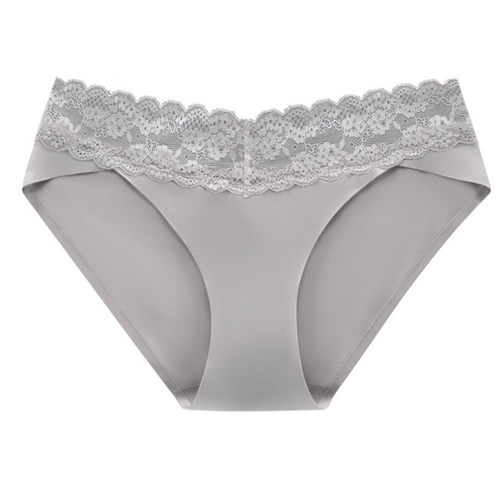 Women's Luxury Satin Silky Lace Ice Silk Underwear