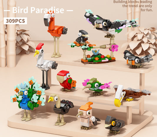 Cartoon Animal Mini Blocks for Kids — Assembly Toy