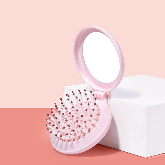 High-Quality Folding Air Cushion Brush with Mirror ，Anti-Static