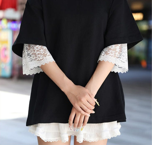 Stretch Lace Half Sleeve — UV Shield, Conceals Imperfections